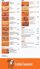 Little caesars full menu & prices updated jul 2021 full menu prices. Little Caesars Aus Lethbridge Speisekarte