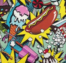 Pin By Home Art Studio On Fun Art Projects For Kids Pop Art Food Pop Art Comic Pop Art