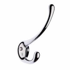 Zenith Narrow Style Hat Coat Hook 55mm Chrome Plated Coat Hooks Hat And Coat Hooks Hat Fashion