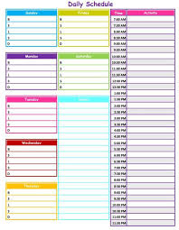 1 2 3 Neat Tidy Daily Schedule Free Printable