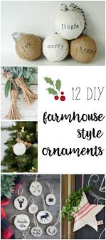 Farmhouse Style Ornaments For Christmas Christmas Diy Diy Christmas Ornaments Christmas Decor Diy