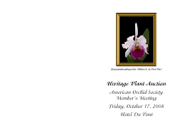 Mar 08, 2021 · this mixture is designed to drain very rapidly and allow the orchid's roots to get plenty of air. Heritage Plant Auction American Orchid Society