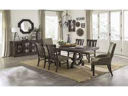 A trio of neutral colors and subtle shapes make up the room décor of this fresh country look. Aldersgate 5 Piece Dining Room Package In 2021 Brown Dining Room Set Brown Dining Room Side Chairs