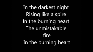 Burning Heart Survivor Lyrics Youtube
