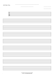 Discover our sheet music catalogue for percussion instruments! Free Blank Sheet Music Tablature For Guitar 7 Str Playyournotes