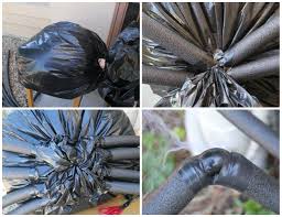 Using a long length of old sheet or purchased. Diy Halloween Yard Decor Giant Spider In Spiderweb Mom Endeavors