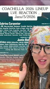 Who to See at Coachella 2026