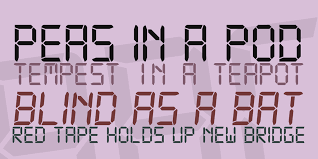 The fonts listed in this collection are trendy and evergreen. Digital Clock Font