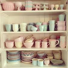 A Retro Pastel Kitchen And Baking Dream Heart Handmade Uk Pastel Kitchen Shabby Chic Kitchen Pastel House