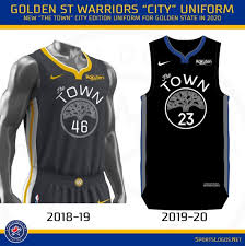 Now, another uniform golden state reportedly will wear at times next season leaked on the internet and it also pays homage to oakland. Golden State Warriors Unveil Six New Uniforms For 2019 20 Sportslogos Net News