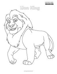 Coloring pages disney probably all children know mickey, minnie, donald, daisy, goofy, pluto, little mermaid, lion king, woody from toy story and many other unforgettable characters from disney movies. Lion King Coloring Page Super Fun Coloring