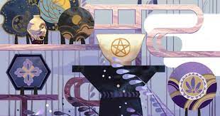 整理作品的时候翻到了去年夏天给 kuri 久里 background design illustrations and posters illustration design