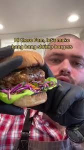 Shrimp Burger Patties Mafe by Chef Suies Dad