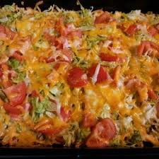 Taco Casserole Recipe Recipe Recipes Food Cooking Recipes