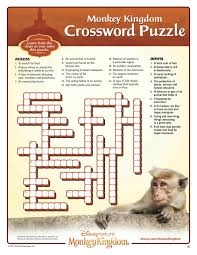 The most common disney crosswords material is ceramic. Disney Monkey Kingdom Printable Crossword Puzzle Mama Likes This