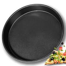 Bojin Pizza Pan Non Stick 12 Inch 30 5cm Round Pizzas Pie Loaf Muffin Tray Carbon Steel Bakeware Deep Dish Baking Pans R Roasted Veggies Pan Pizza Roasting Pan