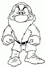 Grumpy Seven Dwarfs Coloring Pages Snow White Coloring Pages Disney Coloring Pages Coloring Pages