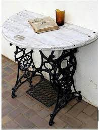 furnitureredos console machine coudre marbre pied sur deconsole sur pied de machine a coudre console s mobilya boyama degistirilmis mobilyalar dekor