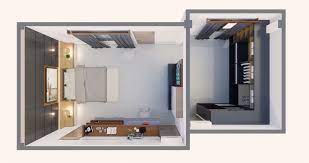 Contoh desain denah rumah minimalis 1 kamar tidur terbaik 2018. Desain Kamar Tidur Utama Dan Walk In Closet Bandung Id