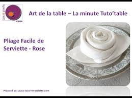 Pliage serviette en papier:pliage serviette décoration table aromeune idée déco pour noël ou en d'autres occasions, décorer vos tables avec ce pliage de. Pliage De Serviette En Tissus Rose Youtube