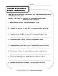 Singular Possessive Nouns 3rd Grade Noun Worksheet Possessive Nouns Possessive Nouns Worksheets Singular Possessive Nouns