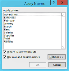 Working With Range Names In Formulas Building Basic Formulas In Excel 2013 Informit