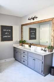 Farmhouse Master Bathroom Makeover Done For 100 15 Of 31 Master Bathroom Makeover Farmhouse Master Bathroom Bathroom Remodel Master