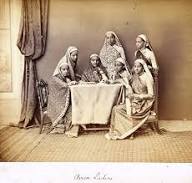 Historic photo of Gujarati Parsi women in Mumbai from 1865