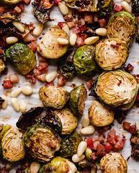 New Recipe Maple Mustard Roasted Brussels Sprouts With Pancetta Pine Nuts Parm How Do We Feel About Brussel Sprouts Roasted Brussel Sprout Recipes