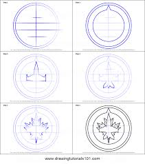 The winnipeg jets are a professional ice hockey team based in winnipeg, manitoba, canada. How To Draw Winnipeg Jets Logo Printable Step By Step Drawing Sheet Drawingtutorials101 Com