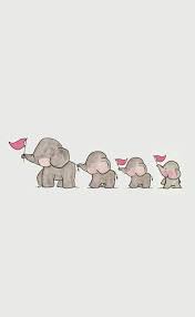 Adams Family Baby Elephant Drawing Cute Cartoon Wallpapers Elephant Drawing