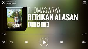 Thomas Arya Berikan Alasan Lirik Youtube