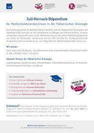 Empfehlung durch 2 mentoren aus dem bereich pädiatrische onkologie/hämatologie Uke Padiatrische Hamatologie Und Onkologie Doktoranden