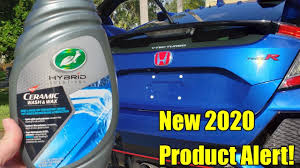 Turtle Wax Ceramic Wash And Wax Review 2019 Civic Type R Youtube