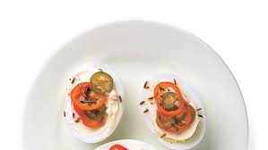 Hard Boiled Eggs With Chiles Recipe Recipe Recipes Brunch Egg Dishes Appetizer Bites