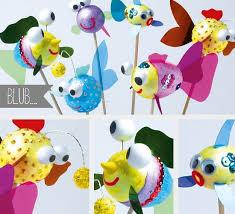 Bunte Styropor Fische Fische Basteln Basteln Fruhling Sommer Basteln Mit Kleinkindern