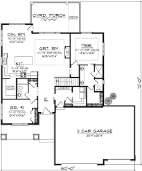 2 bedroom house plans, floor plans & blueprints for builders two bedrooms may be all that buyers need, especially empty nesters or couples without children (or just one). Main Floor Plan 7 1329 Garage House Plans Ranch Style House Plans Floor Plans Ranch