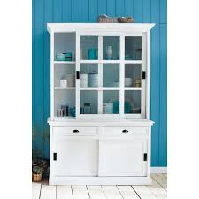 Vaisselier En Pin Blanc L 145 Cm Maisons Du Monde China Cabinet Cabinet Wooden Cupboard
