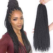 So they will take longer to dry and will feel heavier when wet. Amazon Com Hand Made Box Braids Crochet Hair Pre Looped Medium Braided Hair Synthetic Jumpo Box Brading Hair Extensions 22roots Pack 7packs Sale 18inch 1b Beauty