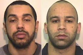 Colin Joyce aka Piggy and Lee Amos aka Cabbo, leaders of the Gooch Close  gang in Moss Side, Manchester in the late 90s and early 2000s. These man  shot up an opps