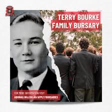 The Terry Bourke Family Bursary is awarded annually for a Year 11 student  to complete Year 11 and 12 at Aquinas College. The bursary covers 100% of  tuition fees and is awarded