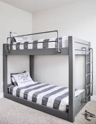 If you have convertible crib and you decided to loose the railing then this is a perfect idea for a bed rail. Diy Industrial Bunk Bed Free Plans Cherished Bliss
