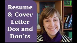 Nov 12, 2018 · after all, a cover letter is intended to show you off and captivate a hiring manager, kind of like a movie trailer. Resumes Cover Letter Dos And Don Ts Youtube