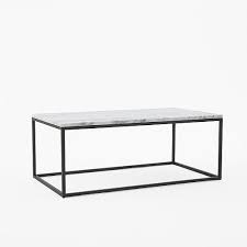 Everything adds up to the simple greenery really standing out. Box Frame Coffee Table Marble Antique Bronze