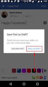 How to find your saved videos on facebook using your computer. How To Find Saved Drafts On Facebook App In Android
