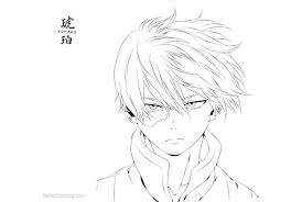 Artist who creates flash animations and free fonts. Free Boku No Hero Academia Shouto Todoroki Coloring Pages By Kohaku Art Printable For Kids And A Coloring Pages Anime Drawings Sketches Coloring Pages To Print