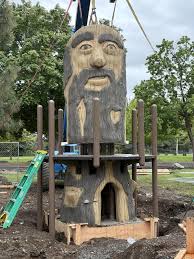 On Wednesday July 2nd we will be having the Ribbon Cutting and Grand  Opening of the new Riverside Park Playground! To help commemorate the park,  we would like to have name suggestions