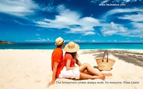 Honeymoon Captions Status Quotes For Whatsapp Instagram Facebook Factstatus You are on a beach, having fun with all your girlfriends captioning a picture on instagram is quite an essential task. honeymoon captions status quotes for