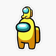 Pegatina Among Us Tripulante Amarillo Con Mascota De Amemestore In 2020 Funny Laptop Stickers Tumblr Stickers Print Stickers