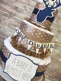 Oh Deer Diaper Cake Oh Deer A Baby Is Almost Here Centerpiece Deer Baby Shower Decoration By Al Deer Theme Baby Shower Deer Baby Showers Deer Baby Shower Boy